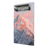 Letztes Sonnenlicht auf dem Berg Storžič, Slowenie Mini Klemmbrett (Gewinkelt2)