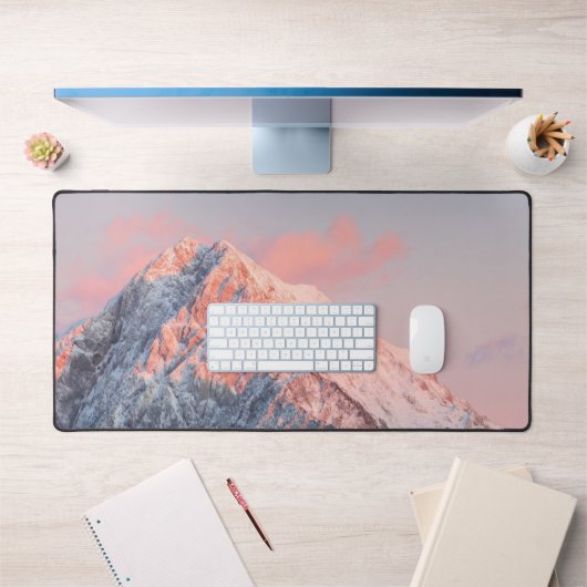 Letztes Sonnenlicht auf dem Berg Storžič, Slowenie Schreibtischunterlage (Büro 1)