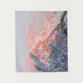 Letztes Sonnenlicht auf dem Berg Storžič, Slowenie Wandteppich