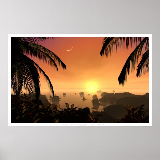 Letztes Sonnenlicht Poster (Vorne)