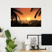 Letztes Sonnenlicht Poster (Heimbüro)