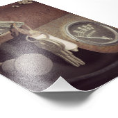 Letztes Sonntagslaufwerk Fotodruck (Ecke)