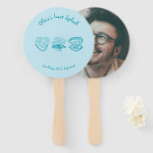 Letztes Splash-Junggeselinnen-Abschied-Dekor-Foto Fächer (Vorne und Hinten)