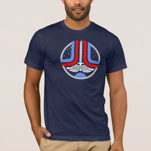 Letztes Starfighter Emblem-T-Shirt T-Shirt (Vorderseite)