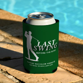 Letztes Swing vor dem Ring Golf Bachelor Dosenkühler
