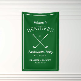 Letztes Swing vor dem Ring Golf Bachelorette Banner