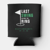 Letztes Swing vor dem Ring Golf Junggeselinnen-Abs Dosenkühler (Vorderseite)