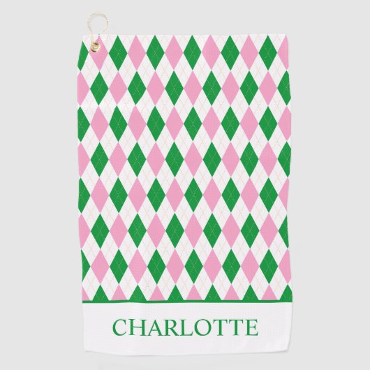 Letztes Swing vor dem Ring Golf Junggeselinnen-Abs Golfhandtuch (Vorderseite)