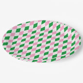 Letztes Swing vor dem Ring Golf Junggeselinnen-Abs Pappteller (Schrägansicht)