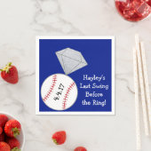 Letztes Swing vor dem Ring Junggeselinnen-Abschied Serviette (Beispiel)
