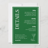 Letztes Swing vor dem Ring Pickleball Bach Weekend Einladung (Rückseite)