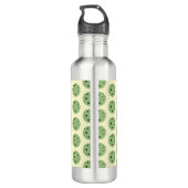 Letztes Swing vor dem Ring Sage & Cream Pickleball Edelstahlflasche (Rückseite)