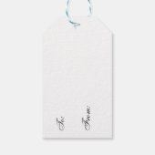 Letztes Swing vor der Hochzeit Pickleball Pink Geschenkanhänger (Rückseite)