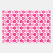 Letztes Swing vor der Hochzeit Pickleball Pink Geschenkpapier Set (Vorderseite 2)