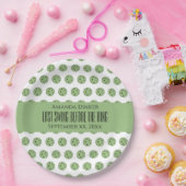 Letztes Swing vor der Hochzeitsfeier Pappteller (Party)