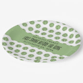 Letztes Swing vor der Hochzeitsfeier Pappteller (Schrägansicht)