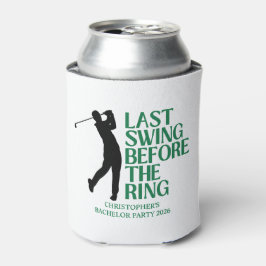 Letztes Swing vor der Ring Golf Bachelor Party Dosenkühler