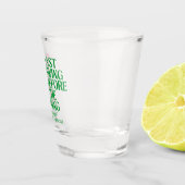 Letztes Swing vor der Ring Golf Bachelor Party Schnapsglas (Rechts)