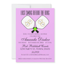 Letztes Swing vor der Ring-Hochzeit Pickleball