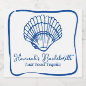 Letztes Toast Drink Label Alkoholflaschenetikett (Einzelnes Label)