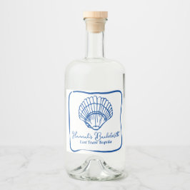 Letztes Toast Drink Label Alkoholflaschenetikett