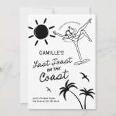 Letztes Toast Hand Dragon Bachelorette Wochenende Einladung (Vorderseite)