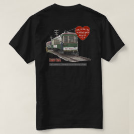 Letztes Trolley 70. Jubiläum - Bild auf der Rückse T-Shirt