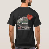 Letztes Trolley 70. Jubiläum - Bild auf der Rückse T-Shirt (Rückseite)