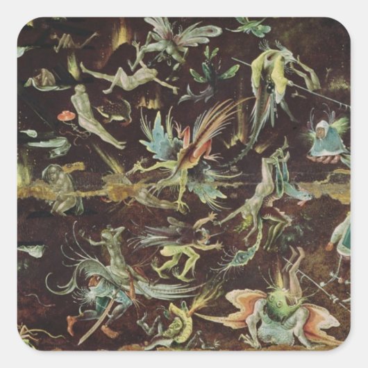 Letztes Urteil, c.1504 Quadratischer Aufkleber (Vorderseite)