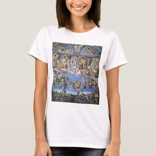 Letztes Urteil der Sixtinischen Kapelle von Michel T-Shirt (Vorderseite)