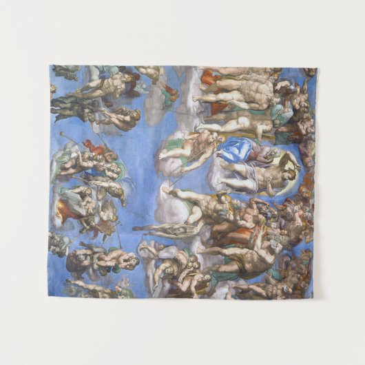 Letztes Urteil der Sixtinischen Kapelle von Michel Wandteppich (Vorderseite (Horizontal))