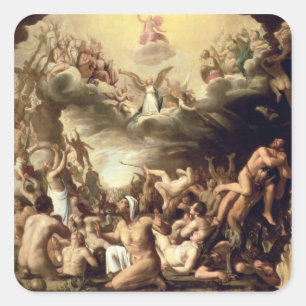 Letztes Urteil Quadratischer Aufkleber