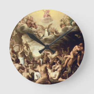 Letztes Urteil Runde Wanduhr