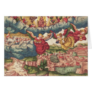 Letztes Urteil, von der Luther Bibel, c.1530