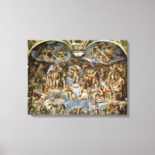 Letztes Urteil, von der Sistine Kapelle, 1538-41 Leinwanddruck
