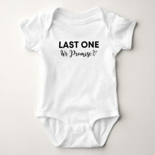 Letztes versprechen wir Funny Baby Announctions Ge Strampler