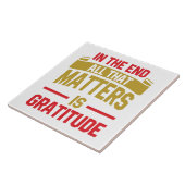 Letztlich geht es nur um Dankbarkeit Fliese (Seite)