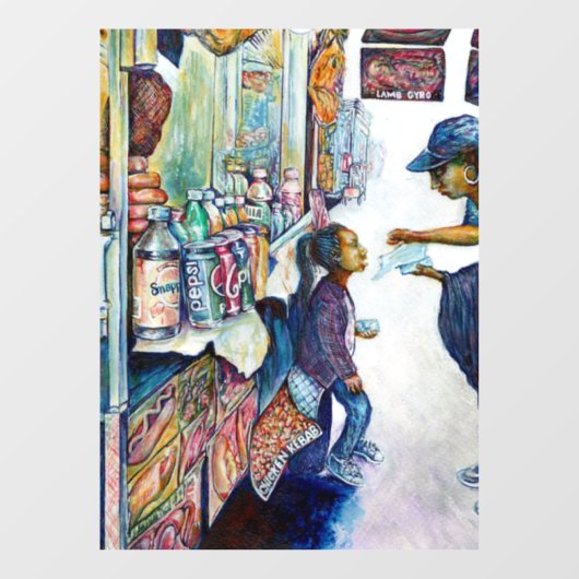 Letztlich produziert Hoffnung Fensteraufkleber (Blatt)