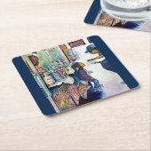 Letztlich produziert Hoffnung Rechteckiger Pappuntersetzer (angewinkelt)