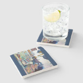 Letztlich produziert Hoffnung Steinuntersetzer (Seitenansicht)