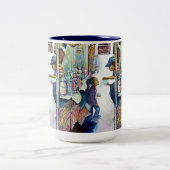 Letztlich produziert Hoffnung Zweifarbige Tasse (Mittel)