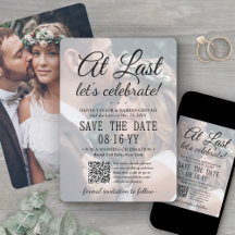 Letztlich QR Code & Foto Overlay Hochzeitsempfang