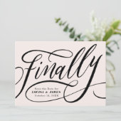 Letztlich verschoben Ändern Sie das Datum Save the Einladung (Stehend Vorderseite)