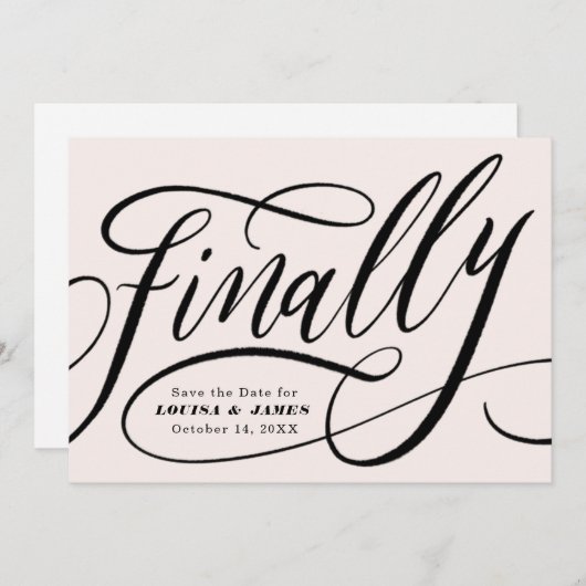 Letztlich verschoben Ändern Sie das Datum Save the Einladung (Vorne/Hinten)