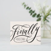 Letztlich verschoben Ändern Sie das Datum Save the Postkarte (Stehend Vorderseite)