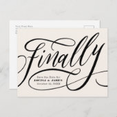 Letztlich verschoben Ändern Sie das Datum Save the Postkarte (Vorne/Hinten)