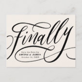 Letztlich verschoben Ändern Sie das Datum Save the Postkarte (Vorderseite)