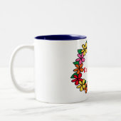 Leu-Hawaiianer-Weihnachten Zweifarbige Tasse (Links)