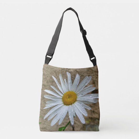 Leucanthemum Blüte auf der ganzen Tasche (Vorderseite)