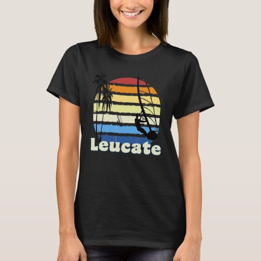 Leucate Frankreich Windsurfen Windsurf Strand T-Shirt (Vorderseite)